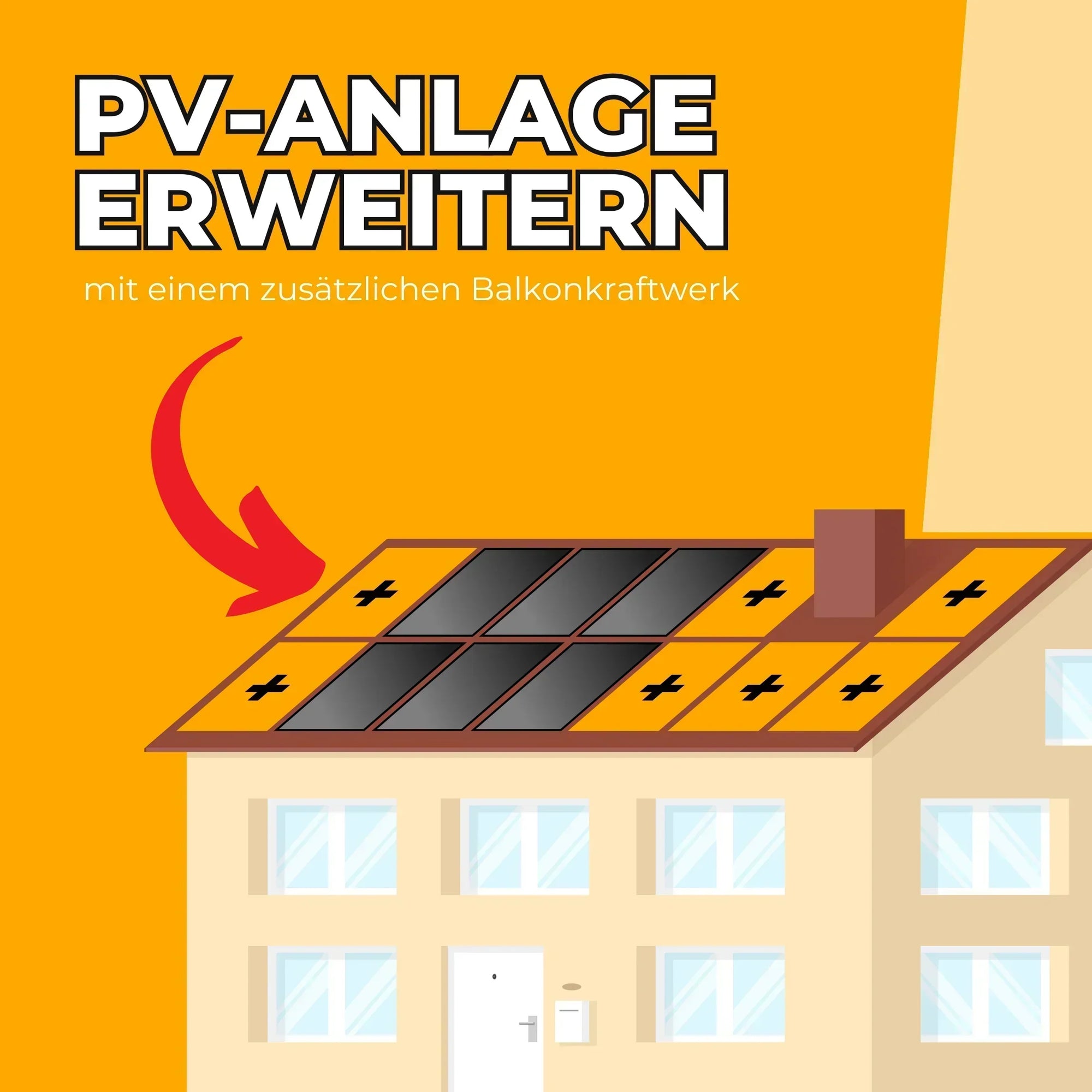 Balkonkraftwerk zusätzlich zur PV-Anlage