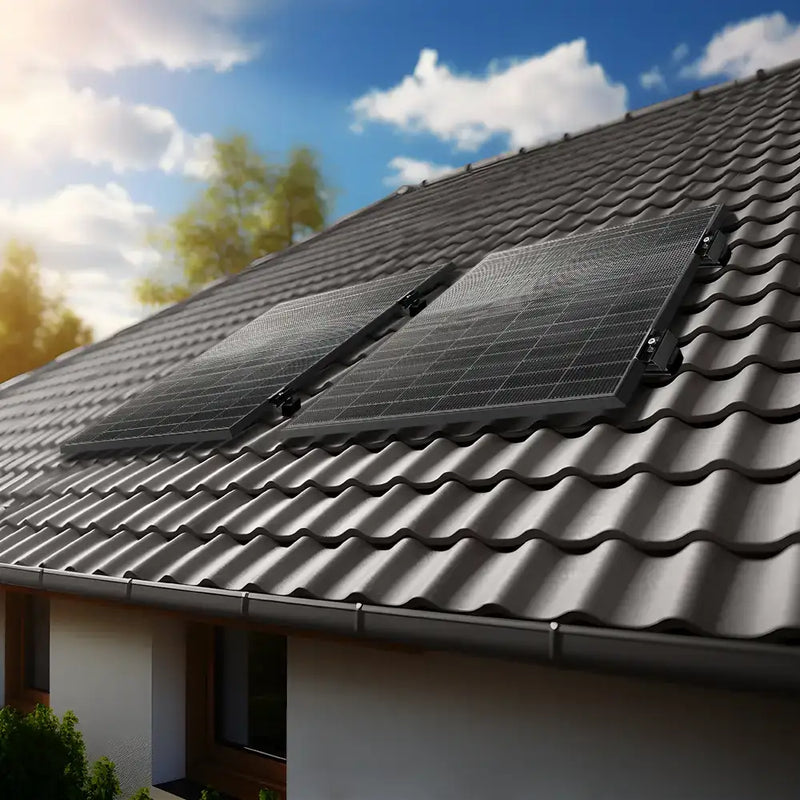 Schrägdach vertikal