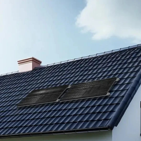 Schrägdach horizontal