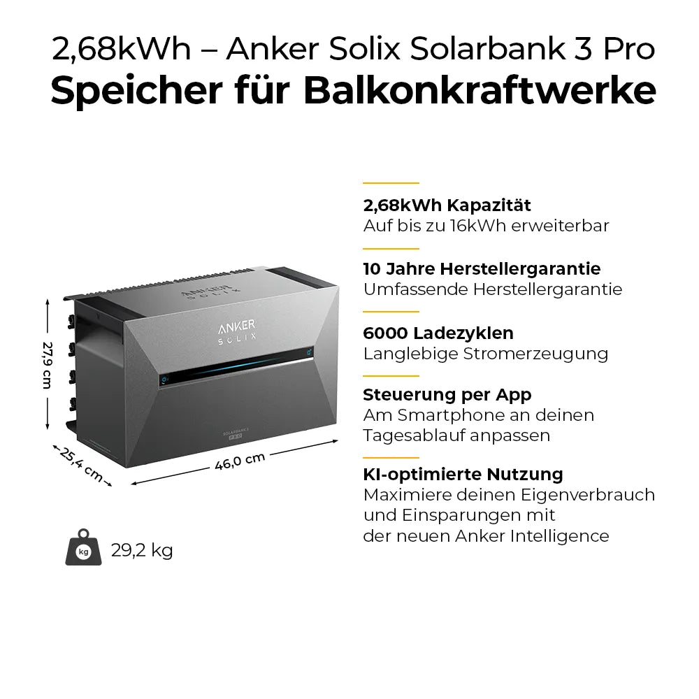 Anker Solix 3 Pro Infobild