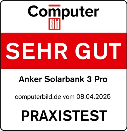 solago Testsieger Badge Computer Bild