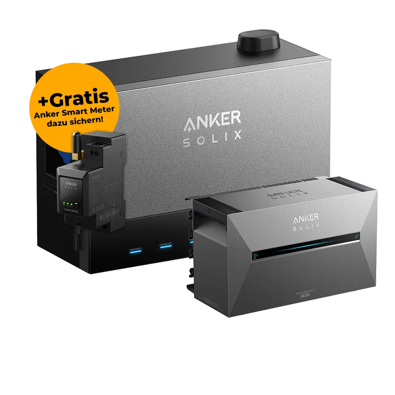 Anker SOLIX Power Dock Set mit 1x Solarbank 3 Pro inkl. Smart Meter