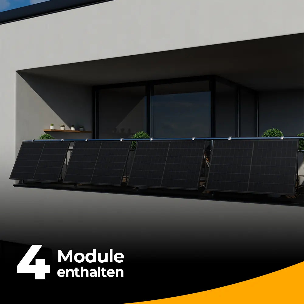 Balkonkraftwerk 2000 Watt Gitterbalkon – solago