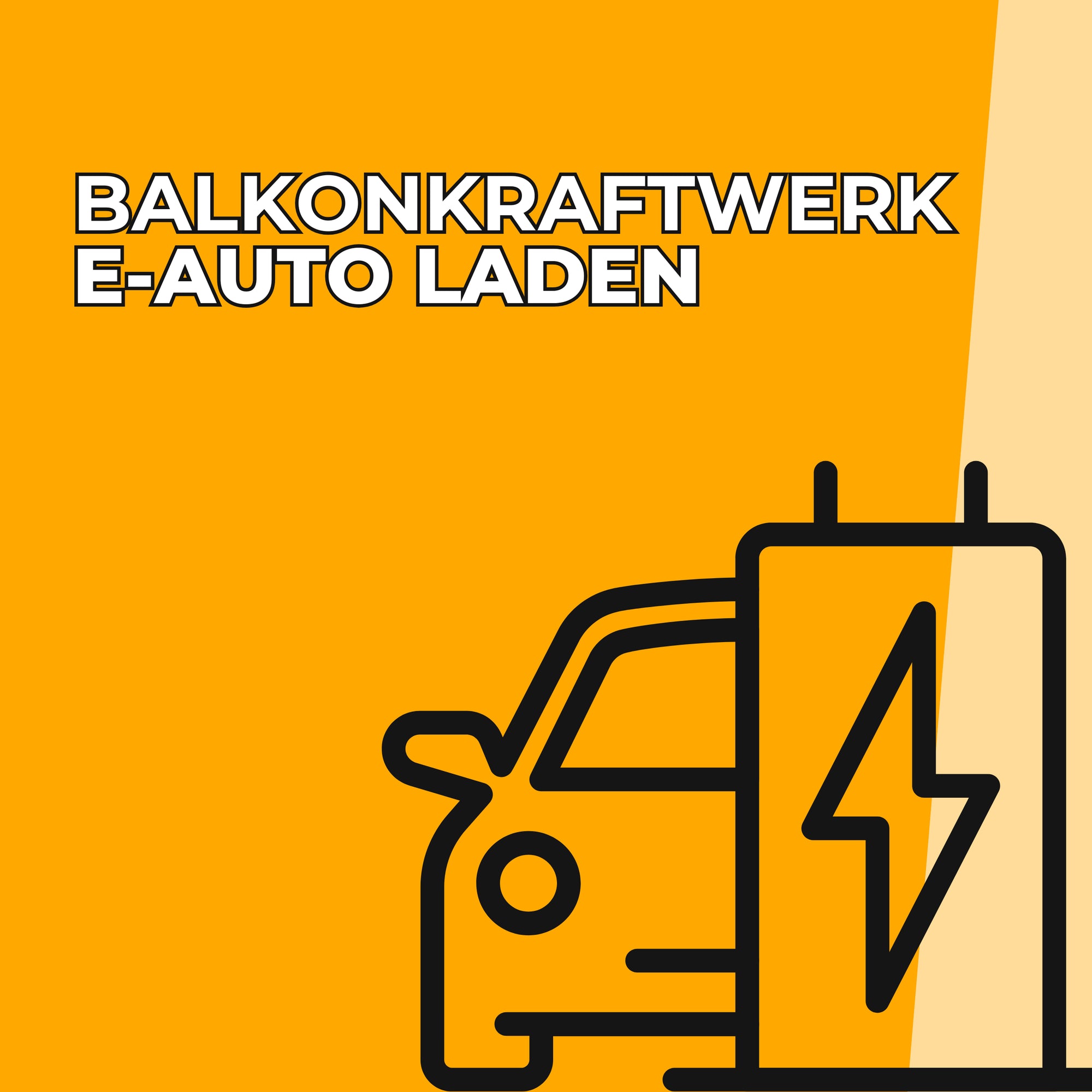 Mini PV-Anlage E-Auto laden