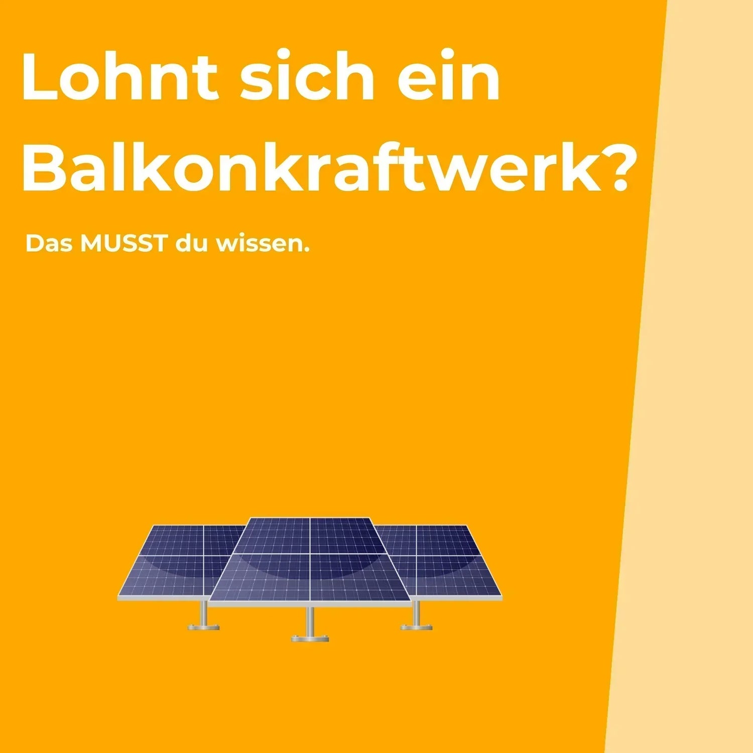lohnt sich ein Balkonkraftwerk