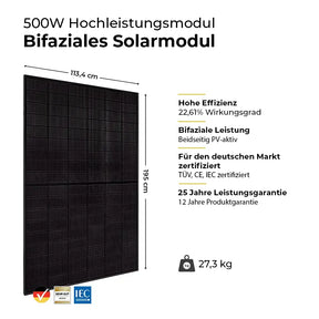 Solarmodul 500 Watt - solago