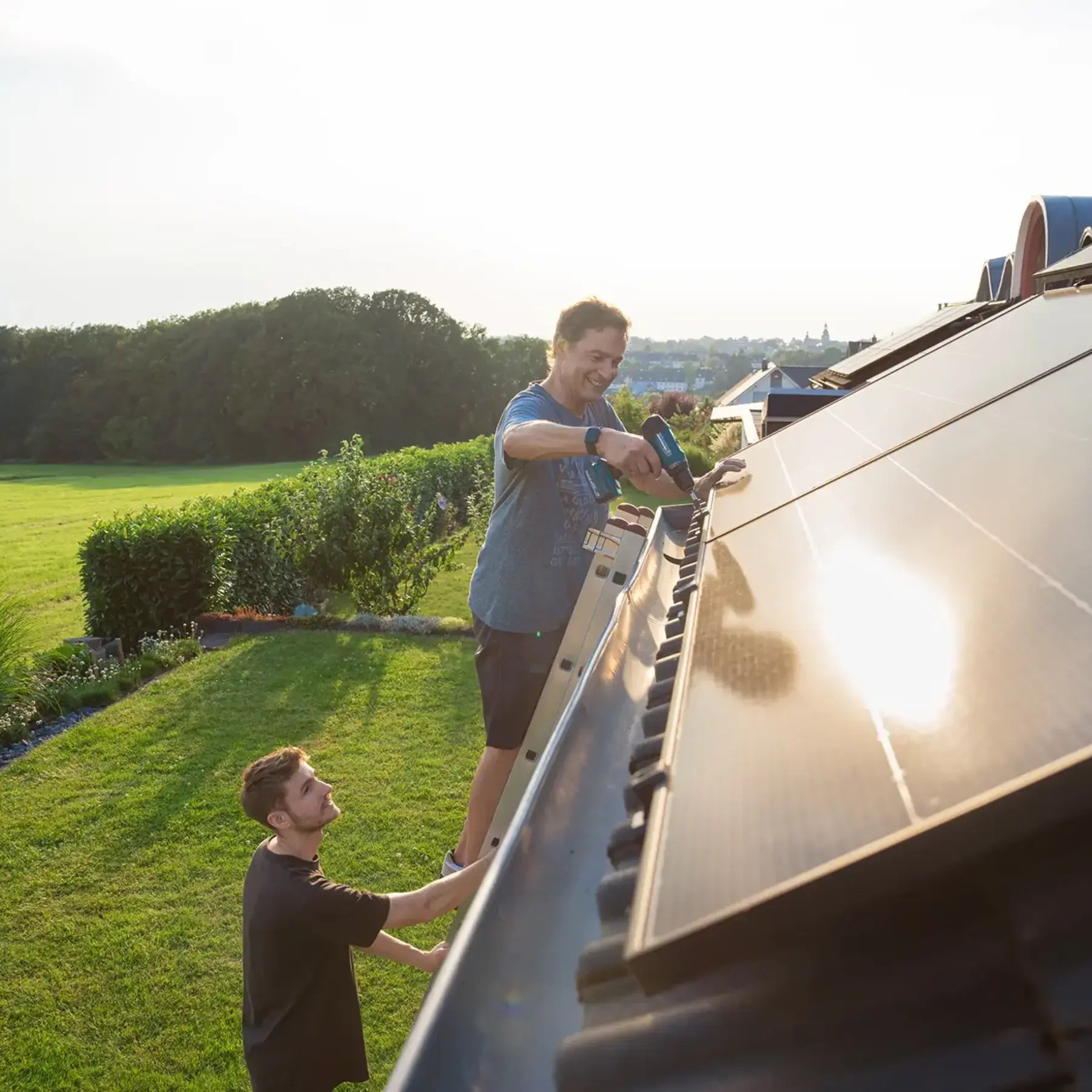 Balkonkraftwerk für das Schrägdach 800 Watt