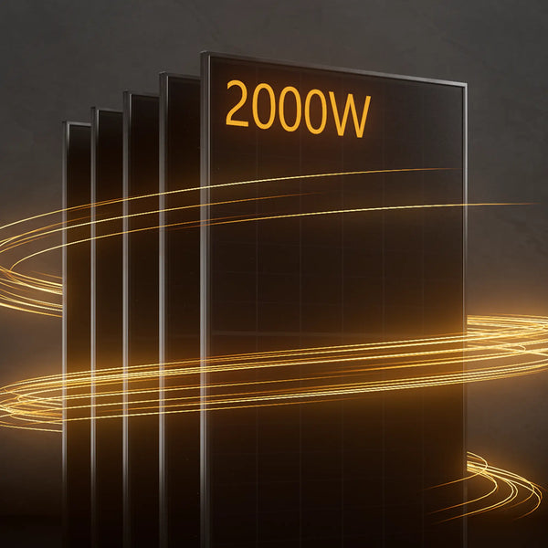 Balkonkraftwerk 2000 Watt Komplettsets