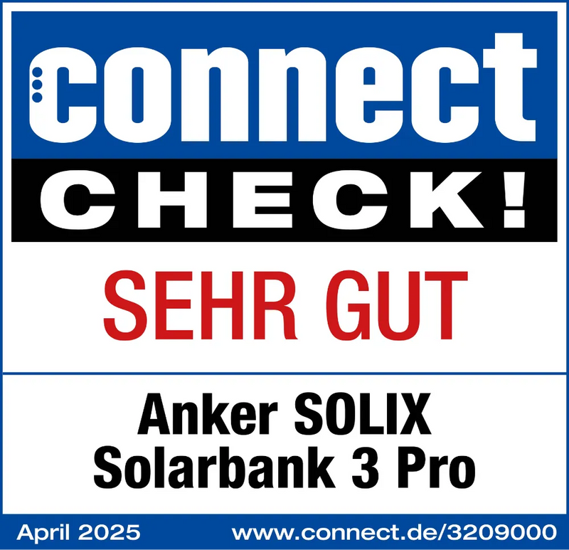 connect CHECK sehr gut Badge