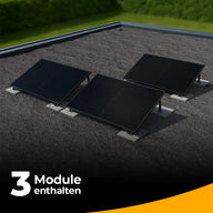 Balkonkraftwerk für das Flachdach mit 1500W