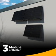 Balkonkraftwerk für die Wand mit 1500W