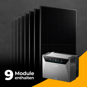 Produktbild - Solarkraftwerk 4500W mit Speicher Anker SOLIX 4 Pro - Set
