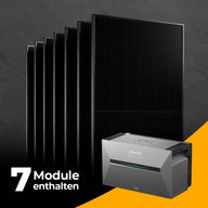 Balkonkraftwerk mit 3500W mit Speicher ohne Halterung